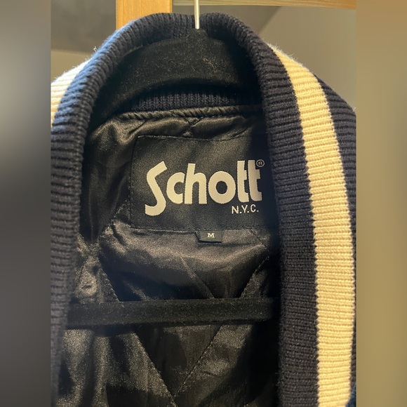 Schott N.Y.C. Vintage Varsity Blouson Jacket M (fits like S) - Picture 5 of 5